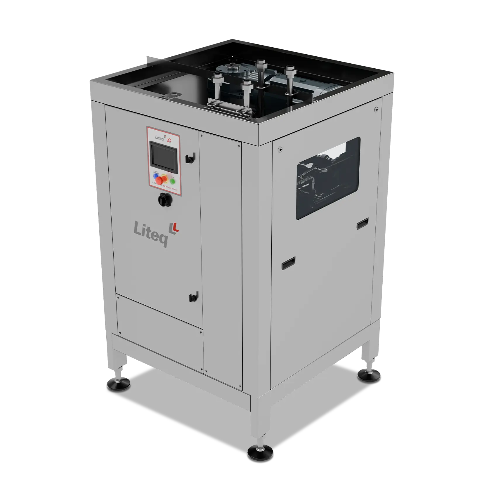 As Cobrideiras LITEQ, modelos Compact (420 e 620) e Master (620 a 1800), oferecem cobertura de alta qualidade em espaços reduzidos ou grandes produções. A linha Compact é ideal para pequenas áreas, com até 4 m/min
